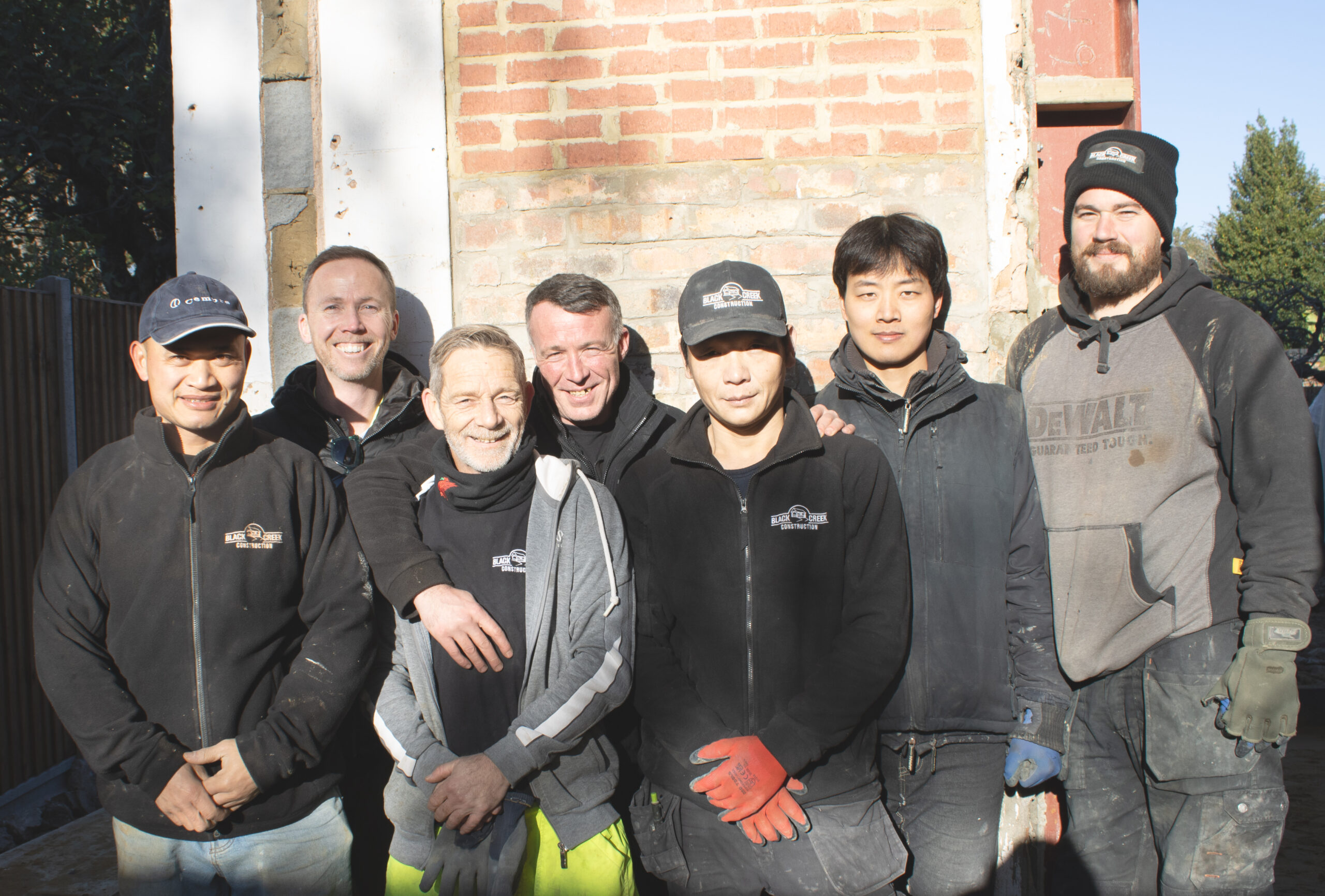 Black Creek Construction Team Photo Black Creek Construction Team Photo